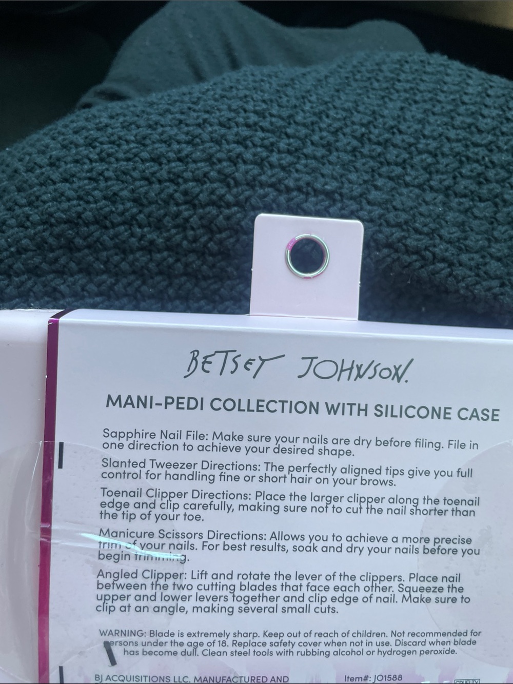 Betsey Johnson 6 piece Mani/Pedi Collection - Picture 3 of 3